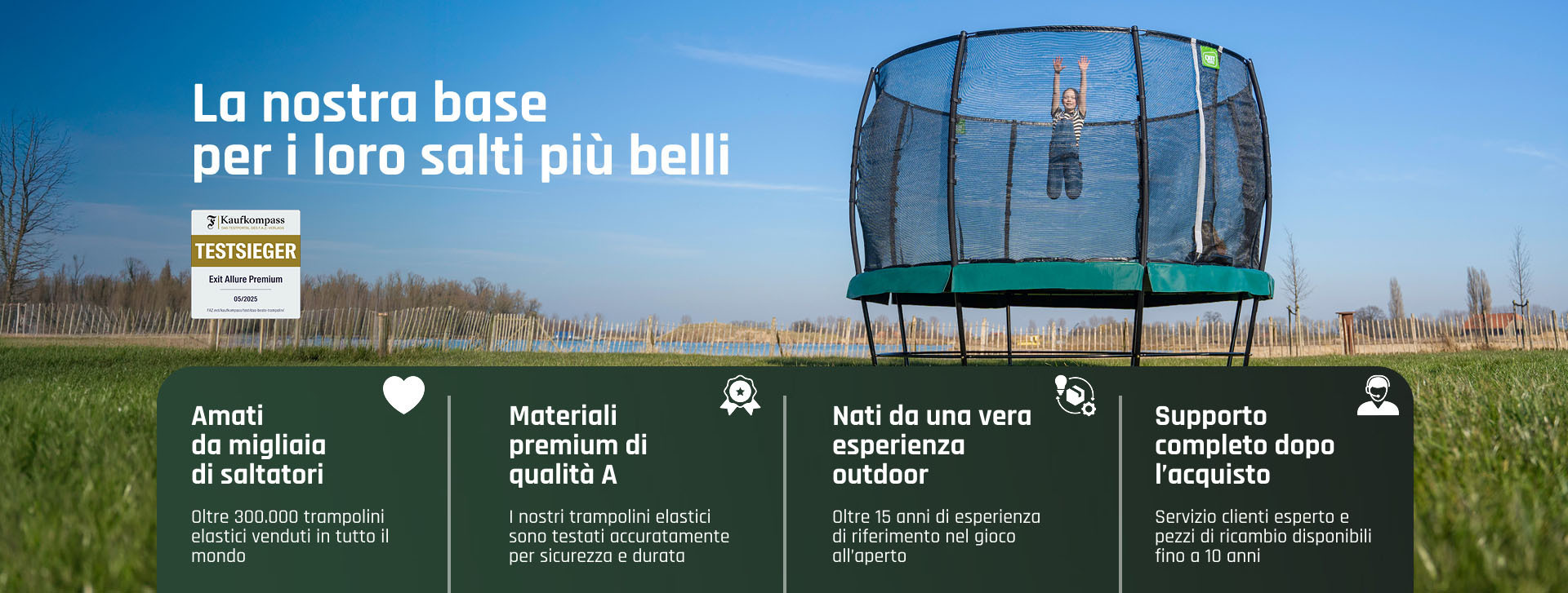 Vuoi acquistare un trampolino? | Ampia scelta