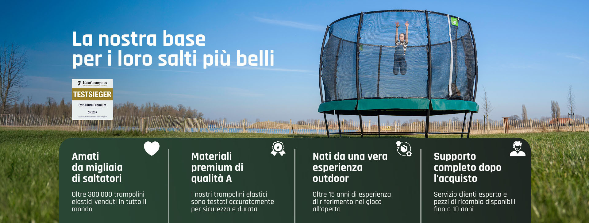 Vuoi acquistare un trampolino? | Ampia scelta
