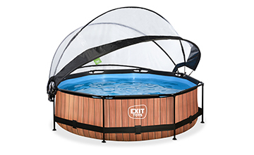 Frame pools & pool domes