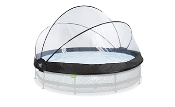 Round pool domes
