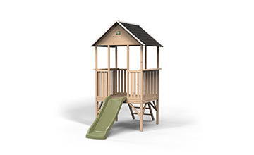 Casetta da gioco per bambini con scivolo