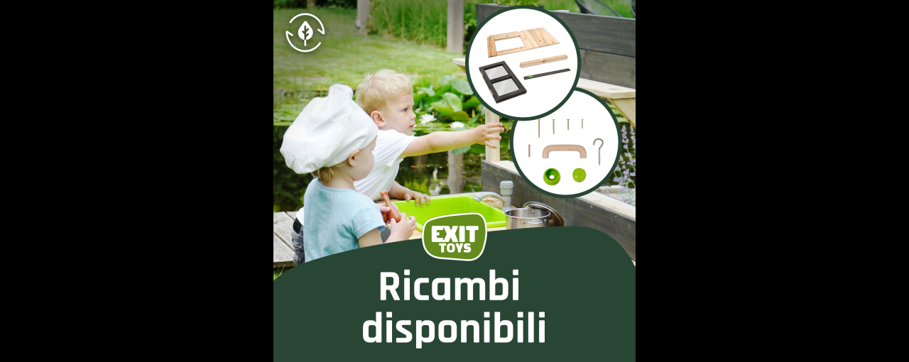 Materiali e imballaggi EXIT Toys | Sostenibilit&agrave;