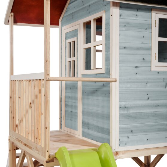 EXIT Loft 500 wooden playhouse - blue