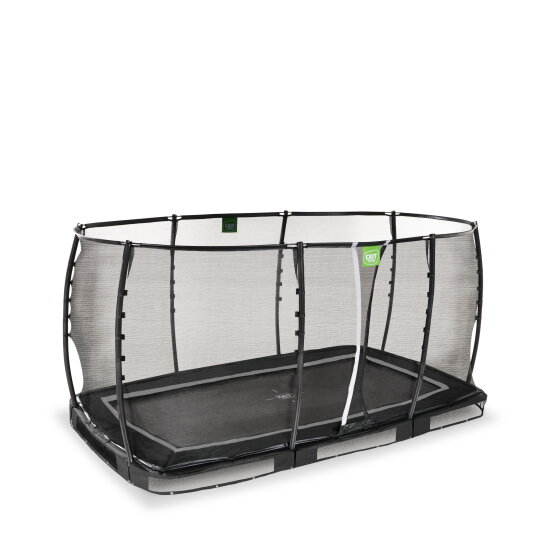 Trampolino elastico interrato EXIT Allure Premium 244x427cm - nero