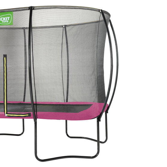 Trampolino elastico EXIT Silhouette 244x366cm - rosa