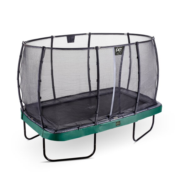 Trampolino elastico EXIT Elegant Premium set completo 214x366cm - verde