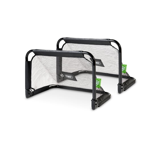 Porta da calcio in acciaio EXIT Pico 90x60cm (set da 2) - nero