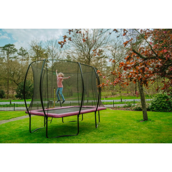 Trampolino elastico EXIT Silhouette 244x366cm - rosa