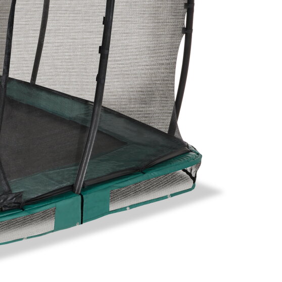 EXIT Allure Premium ground trampoline 214x366cm - green