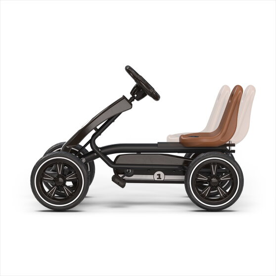 EXIT Foxy go-kart per bambini nero | go-kart a pedali da 2 anni