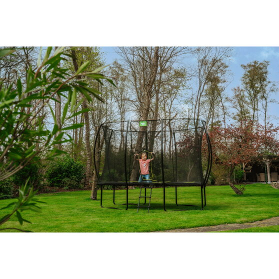 Trampolino elastico EXIT Silhouette 244x366cm - nero