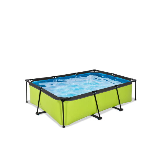Piscina EXIT Lime 220x150x65cm con pompa filtro - verde