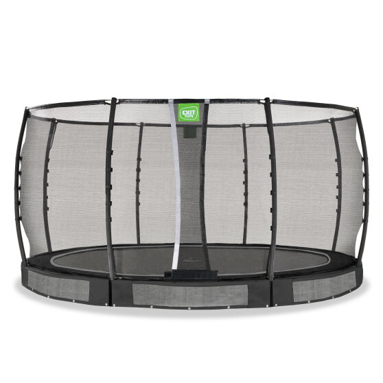 Trampolino elastico interrato EXIT Allure Premium ø427cm - nero