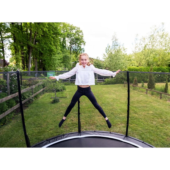Trampolino elastico interrato EXIT Allure Classic &oslash;305cm - nero