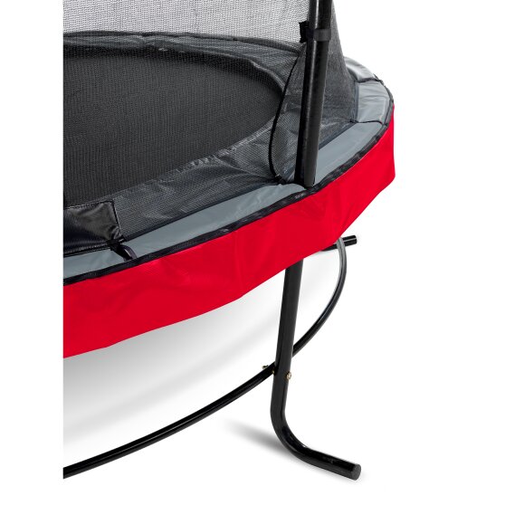 EXIT Elegant trampoline ø253cm with Economy safetynet - red
