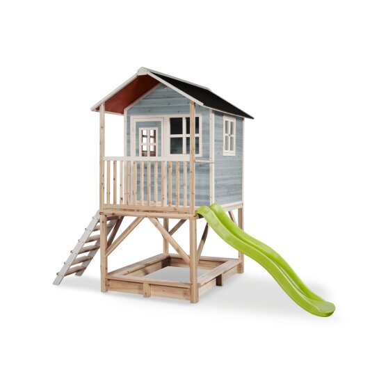 EXIT Loft 500 wooden playhouse - blue
