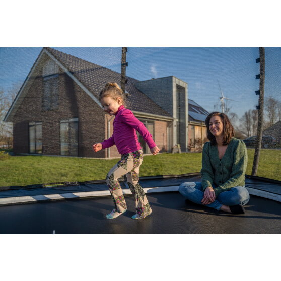 Trampolino elastico EXIT Allure Premium 214x366cm - nero