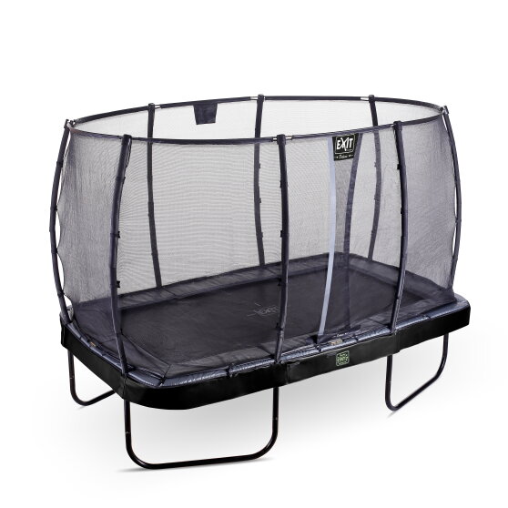 Trampolino elastico EXIT Elegant Premium set completo 244x427cm - nero