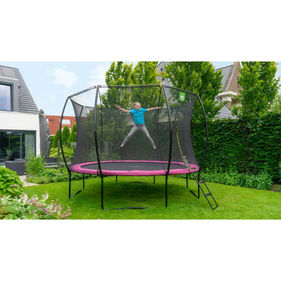 Trampolino elastico EXIT Silhouette ø244cm - rosa