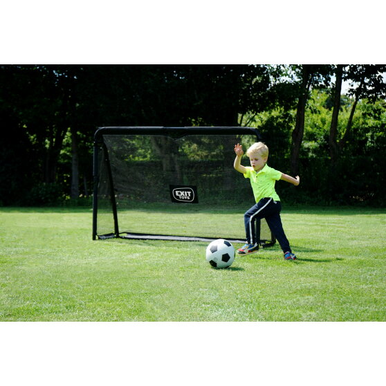 Porta da calcio in acciaio EXIT Maestro 180x120cm - nera