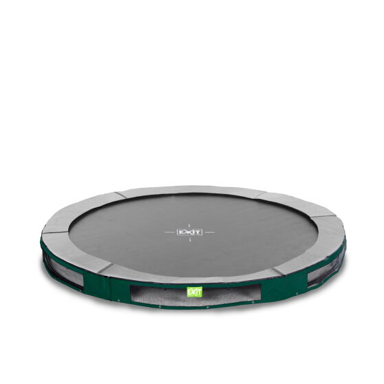 Trampolino elastico interrato sportivo EXIT Elegant ø305cm - verde