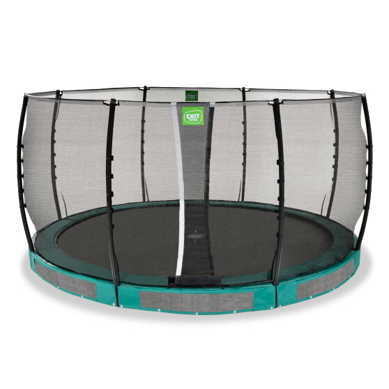 Trampolino elastico interrato EXIT Allure Classic ø427cm - verde