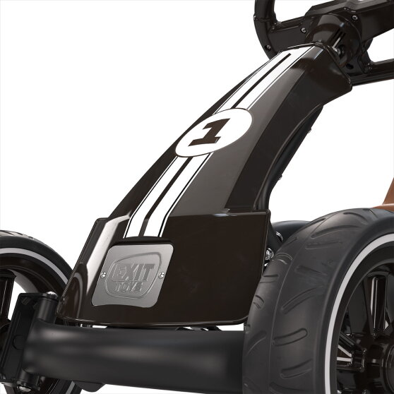 EXIT Foxy go-kart per bambini nero | go-kart a pedali da 2 anni