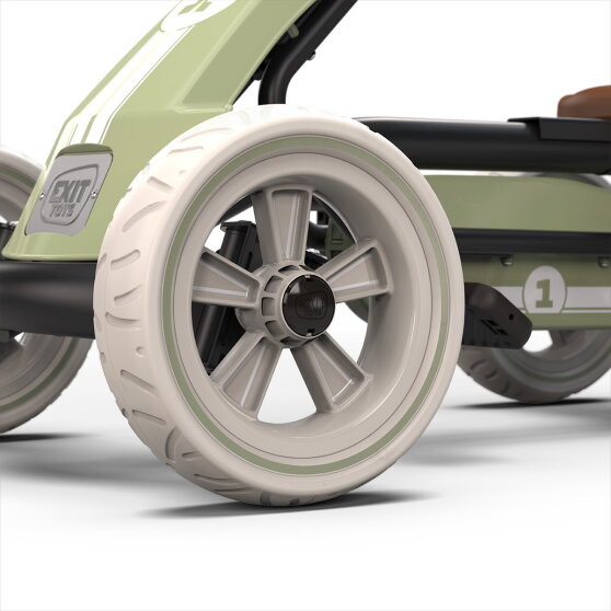 EXIT Foxy go-kart con rimorchio per bambini verde | da 2 anni