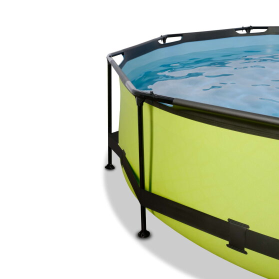 Piscina EXIT Lime &oslash;360x76cm con pompa filtro - verde