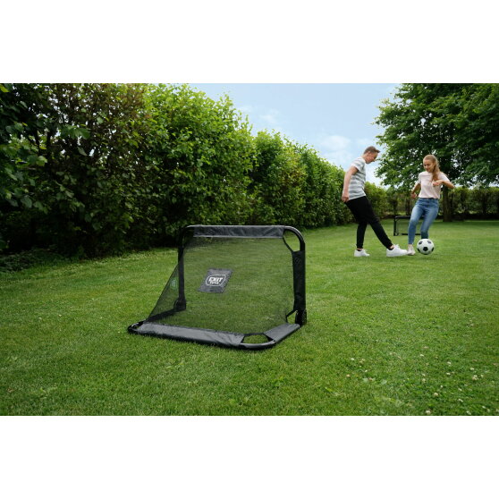 Porta da calcio in acciaio EXIT Pico 90x60cm (set da 2) - nero