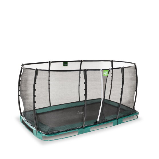 EXIT Allure Premium ground trampoline 244x427cm - green