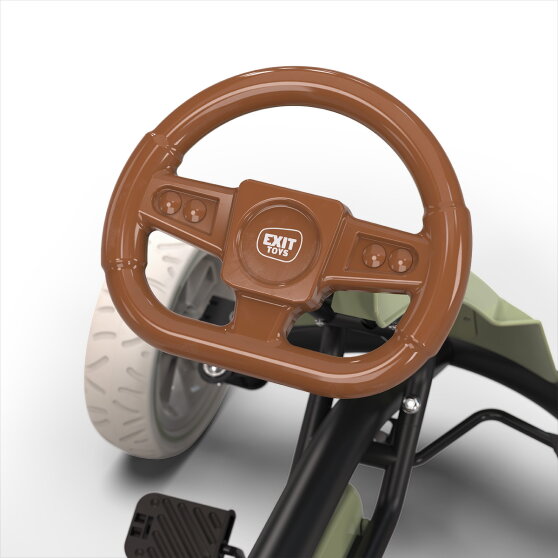EXIT Foxy go-kart con rimorchio per bambini verde | da 2 anni