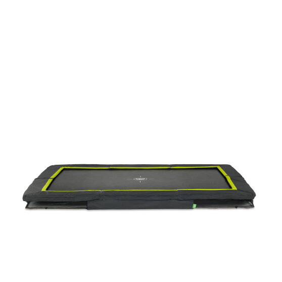 Trampolino elastico interrato sportivo EXIT Silhouette 244x366cm - nero