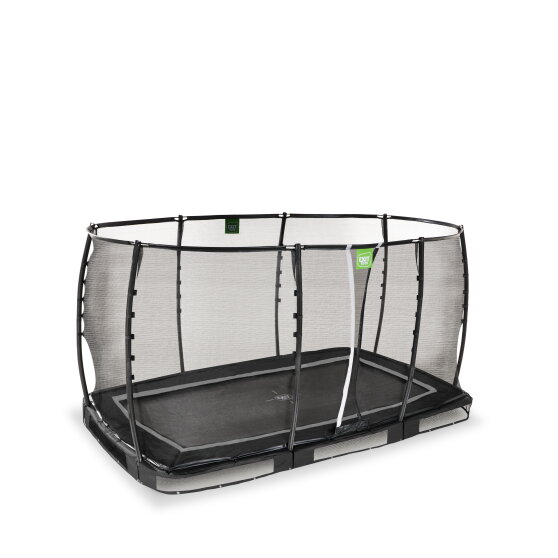 Trampolino elastico interrato EXIT Allure Premium 214x366cm - nero