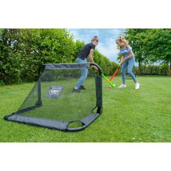 EXIT Pico steel hockey goal 90x60cm (set of 2) - black