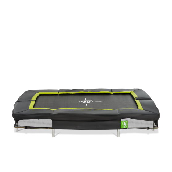 Trampolino elastico interrato sportivo EXIT Silhouette 153x214cm - nero