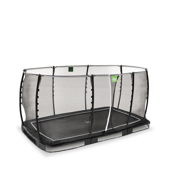 Trampolino elastico interrato EXIT Allure Classic 244x427cm - nero