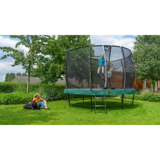 Trampolino elastico EXIT Elegant Premium set completo ø305cm - verde