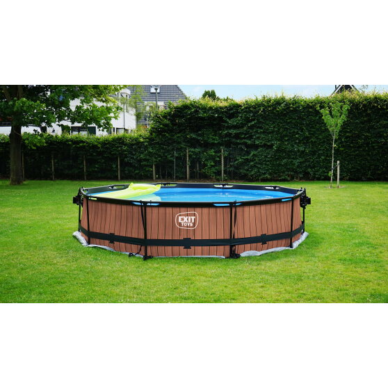 Piscina EXIT Lime &oslash;360x76cm con pompa filtro - verde