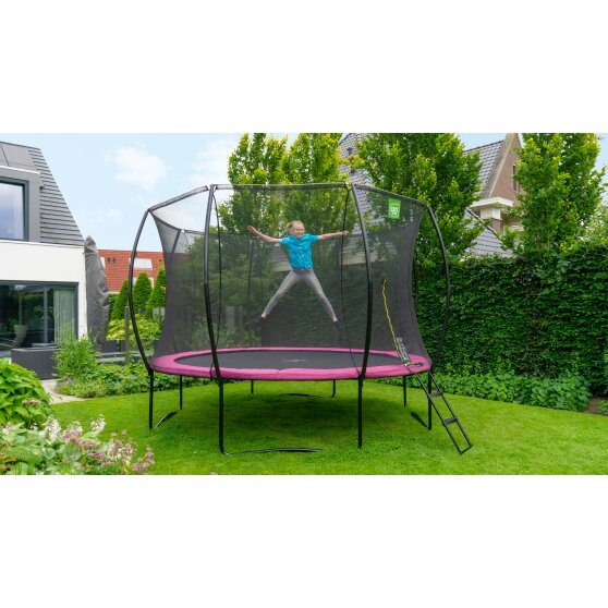 EXIT Silhouette trampoline ø427cm - pink