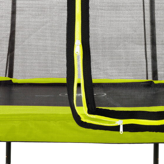 Trampolino elastico EXIT Silhouette ø427cm - verde + kit di accessori gratuito