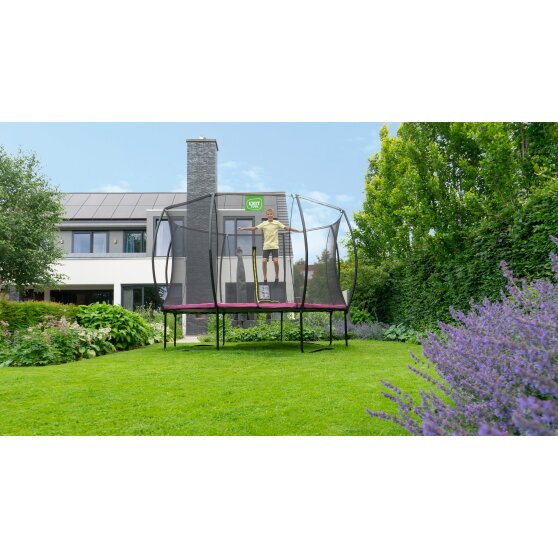 Trampolino elastico EXIT Silhouette ø244cm - rosa