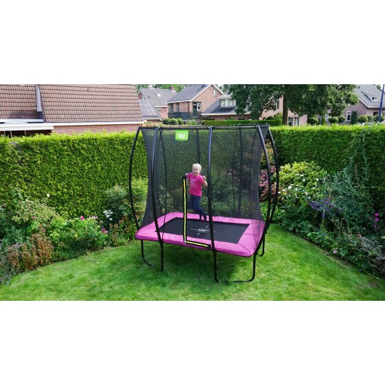 EXIT Silhouette trampoline 153x214cm - pink