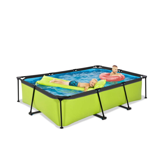 Piscina EXIT Lime 300x200x65cm con pompa filtro - verde