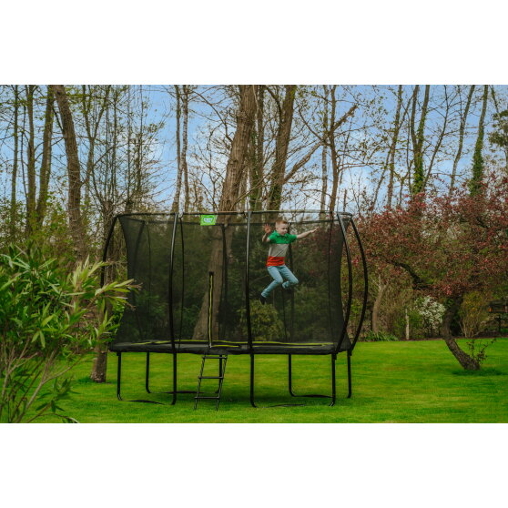 Trampolino elastico EXIT Silhouette 244x366cm - nero