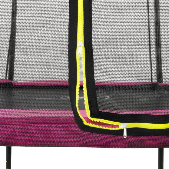 Trampolino elastico EXIT Silhouette 244x366cm - rosa