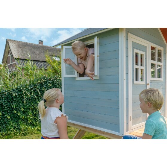 EXIT Loft 500 wooden playhouse - blue