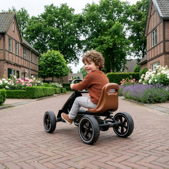 EXIT Foxy go-kart per bambini nero | go-kart a pedali da 2 anni