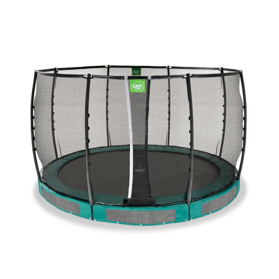 EXIT Allure Premium ground trampoline ø366cm - green