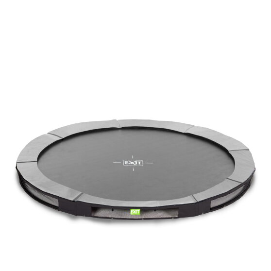 EXIT Elegant Premium ground sports trampoline ø427cm - black